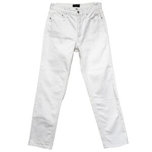 Free Assembly White 90s Straight Leg‎ Denim Jeans Womens